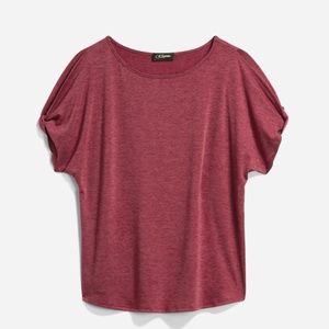 Colette Romey Cold Shoulder Knit Top